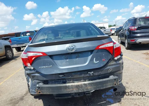 2014 Toyota Corolla S Plus from USA, damaged, VIN 5YFBURHE5EP037334